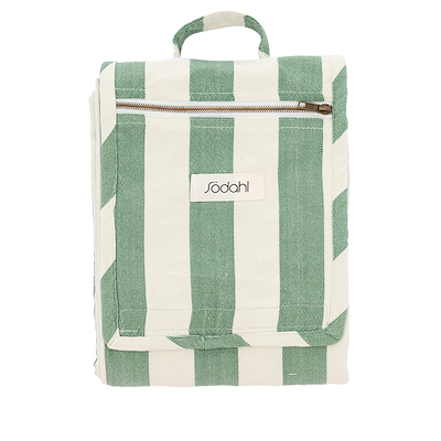 Södahl Statement Stripe green picnictæppe 130x170 cm