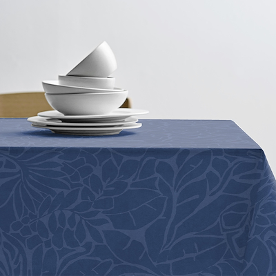 Södahl Abstract Leaves dug blå 140x220 cm