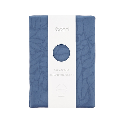 Södahl Abstract Leaves dug blå 140x220 cm