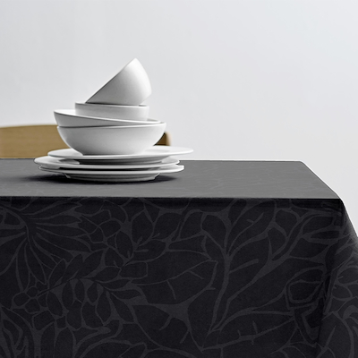 Södahl Abstract Leaves dug askegrå 140x270 cm