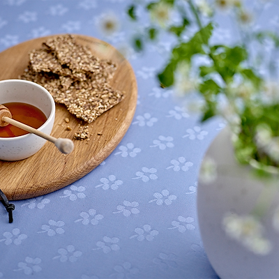 Södahl Forget-me-not damask serviet blå 4 stk.