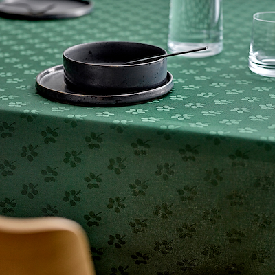 Södahl Forget-me-not damask mundserviet green 4 stk.