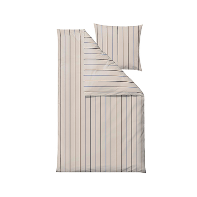 Södahl Stripe sengesæt beige 140x200 cm