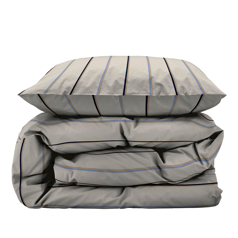 Södahl Stripe sengsæt beige 140×200 cm