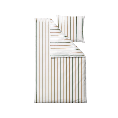 Södahl Stripe sengesæt white 140x200 cm