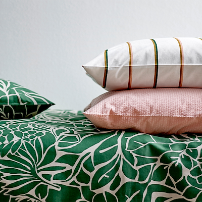 Södahl Stripe sengetøj white 140x200 cm