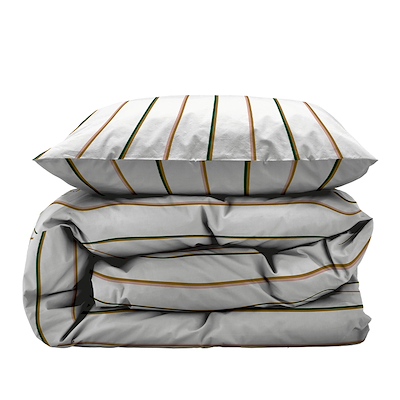 Södahl Stripe sengetøj white 140x200 cm