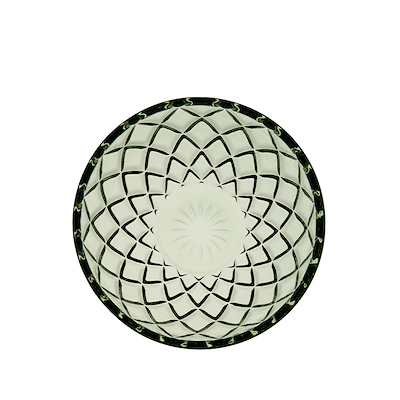Lyngby Glas Sorrento skål grøn 4 stk. Ø12 cm