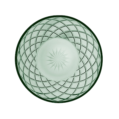 Lyngby Glas Sorrento salatskål grøn Ø24 cm