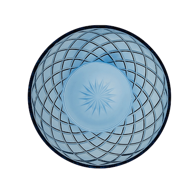 Lyngby Glas Sorrento salatskål blå Ø24 cm