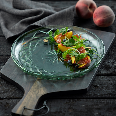 Lyngby Glas Sorrento fad grøn Ø30 cm