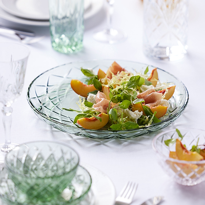 Lyngby Glas Sorrento fad grøn Ø30 cm