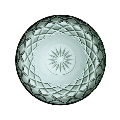 Lyngby Glas Sorrento fad grøn Ø30 cm