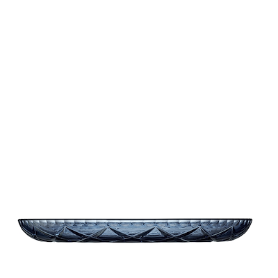 Lyngby Glas Sorrento fad blå Ø30 cm