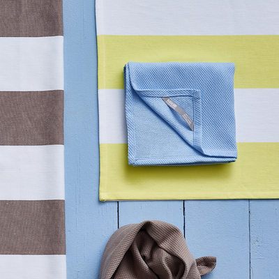 Bastian Diamond viskestykke 50x70 cm dream blue