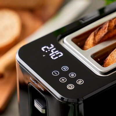 Nordic Sense digital brødristersort 900 watt