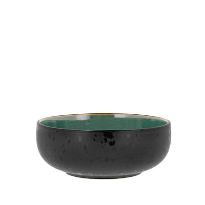 Bitz skål sort/grøn 18 cm