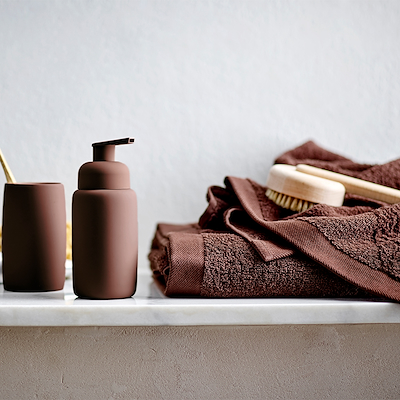 Södahl Comfort Organic Håndklæde Coffee Brown 40x60 cm