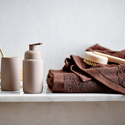 Södahl Organic Comfort håndklæde coffee brown 50x100 cm