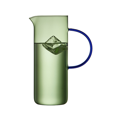 Lyngby Glas Torino glaskande 1,1 liter grøn/blå