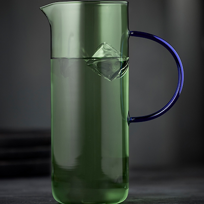 Lyngby Glas Torino glaskande 1,1 liter grøn/blå