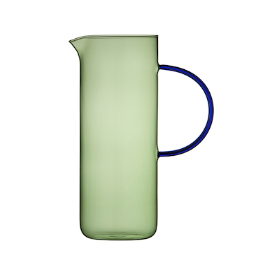 Lyngby Glas Torino glaskande 1,1 liter grøn/blå