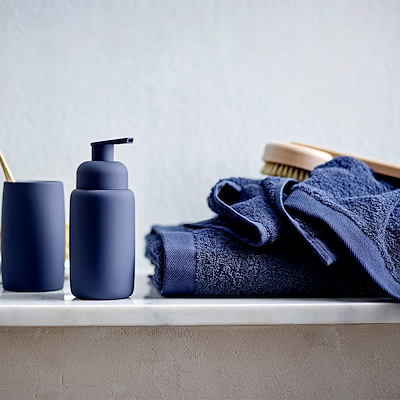 Södahl Organic Comfort navy blue håndklæde 40x60 cm