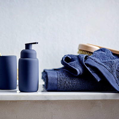 Södahl Organic Comfort håndklæde navy 50x100 cm