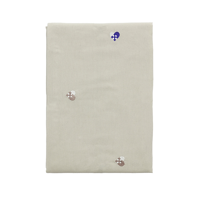 Södahl Christmas Hearts dug blå 140x270 cm