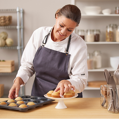 Blomsterbergs muffinform latte stål til 12 stk.