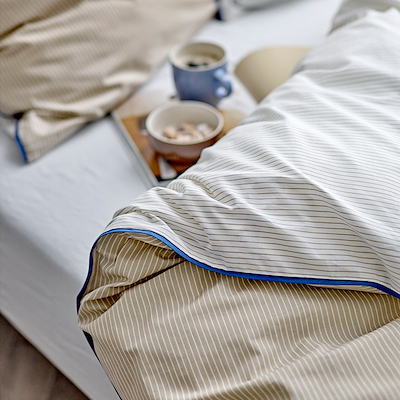 Södahl Organic Frame sengetøj taupe 140x200 cm