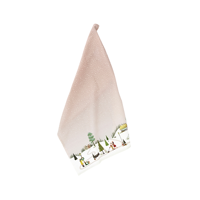 Bastian Tekstiler Vinter viskestykke rose 70x50 cm