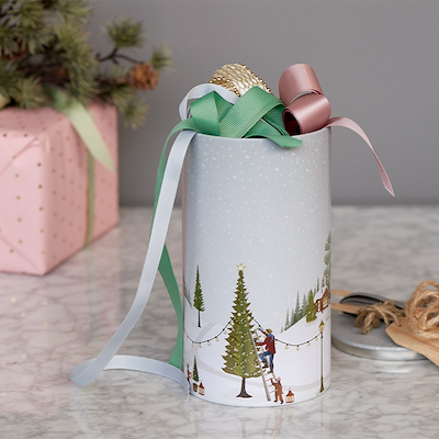 Bastian kagedåse vinter arctic ice 10 x 18,5 cm