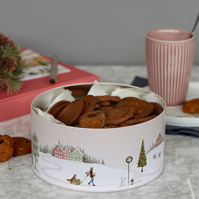 Bastian kagedåsesæt vinter arctic ice/woodrose 2 stk.