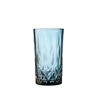 Lyngby Glas Sorrento highball blå 4 stk 38 cl