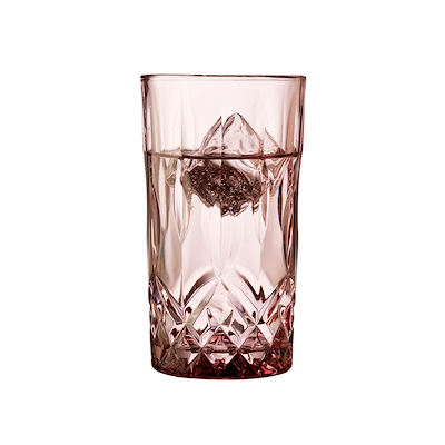 Lyngby Glas Sorrento highball pink 4 stk 38 cl