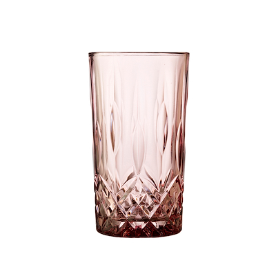 Lyngby Glas Sorrento highball pink 4 stk 38 cl