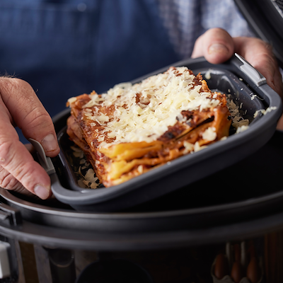 Holm airfryer silikoneform sort