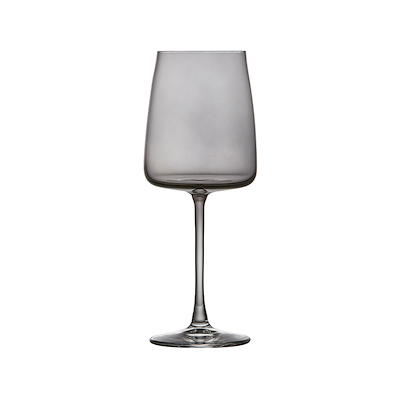 Lyngby Glas Krystal Zero hvidvinsglas smoke 4 stk. 43 cl