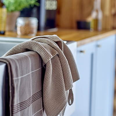 Södahl Minimal viskestykke taupe 50x70 cm