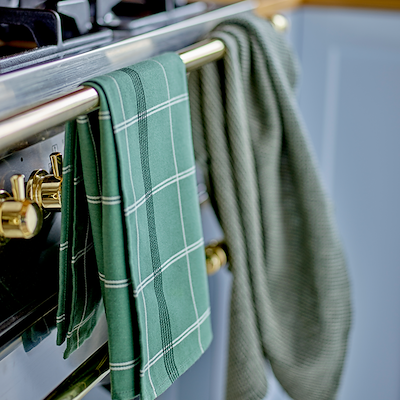 Södahl Minimal viskestykke grøn 50x70 cm