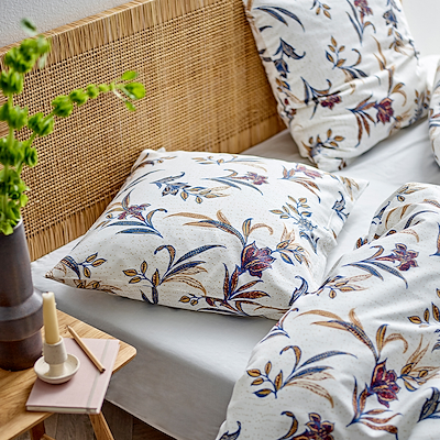 Södahl Soft Tropic sengetøj blå 140x220 cm