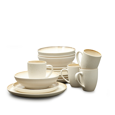 Bitz servicesæt 16 dele creme