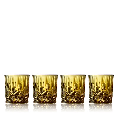 Lyngby Glas Sorrento shotglas amber 4 cl 4 stk.