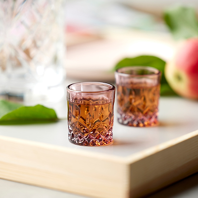 Lyngby Glas Sorrento shotglas pink 4 cl 4 stk.