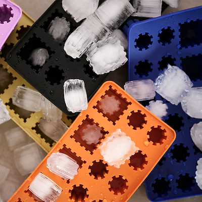 Zone Singles isterningbakke indigo blue