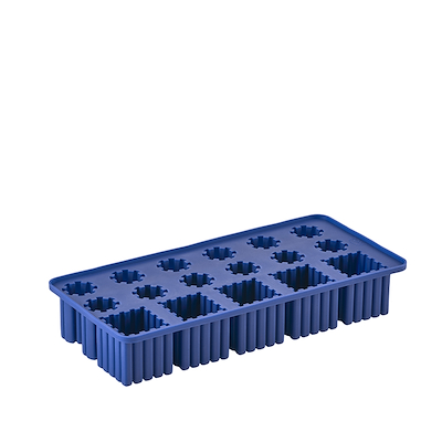 Zone Singles isterningbakke indigo blue