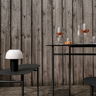 Zone Disc bord sort Ø70 cm