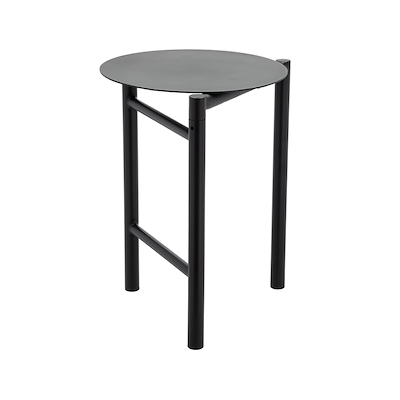 Zone Disc skammel sort H45 cm