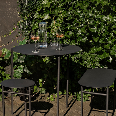 Zone Disc bænk sort